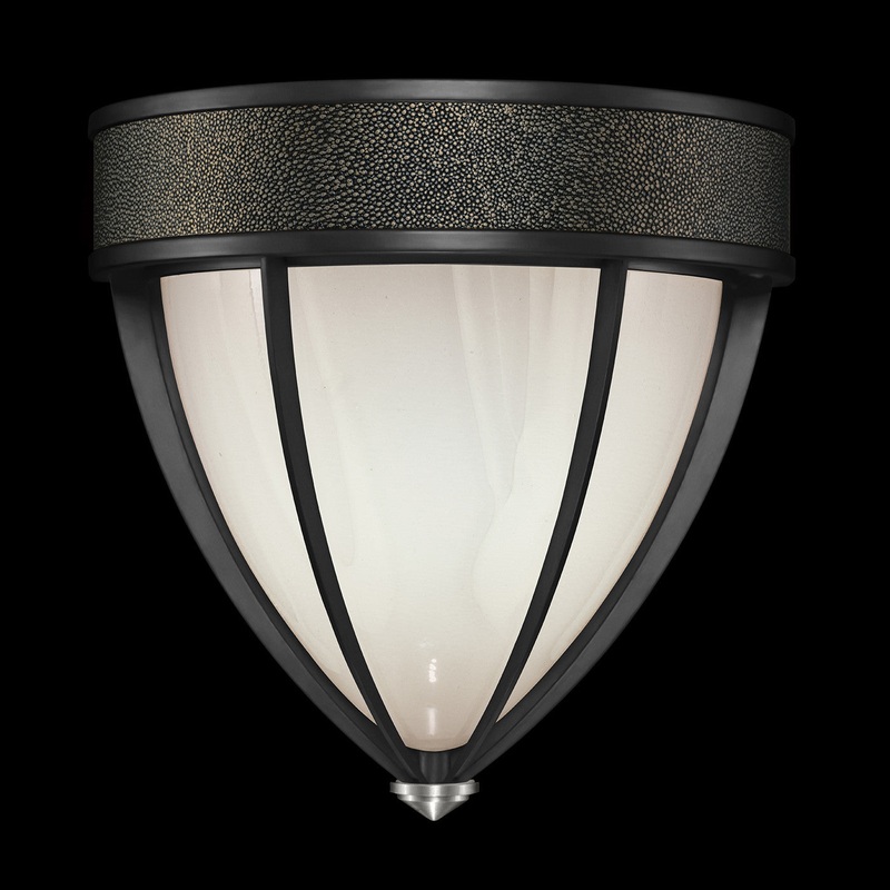 Mirage 12.25″H Sconce Black Iron/Nickel/Black Knight