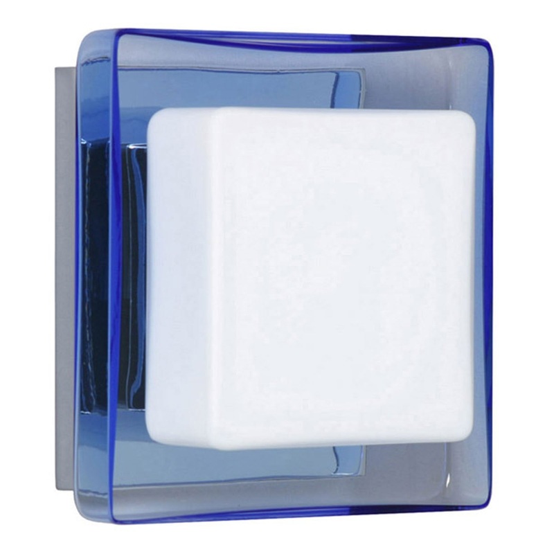 Besa 1WS-773592-CR Alex One Light Wall Sconce Chrome