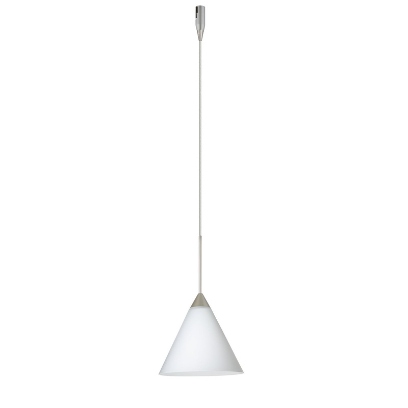 Besa RXP-512107-SN Kani One Light Pendant Satin Nickel
