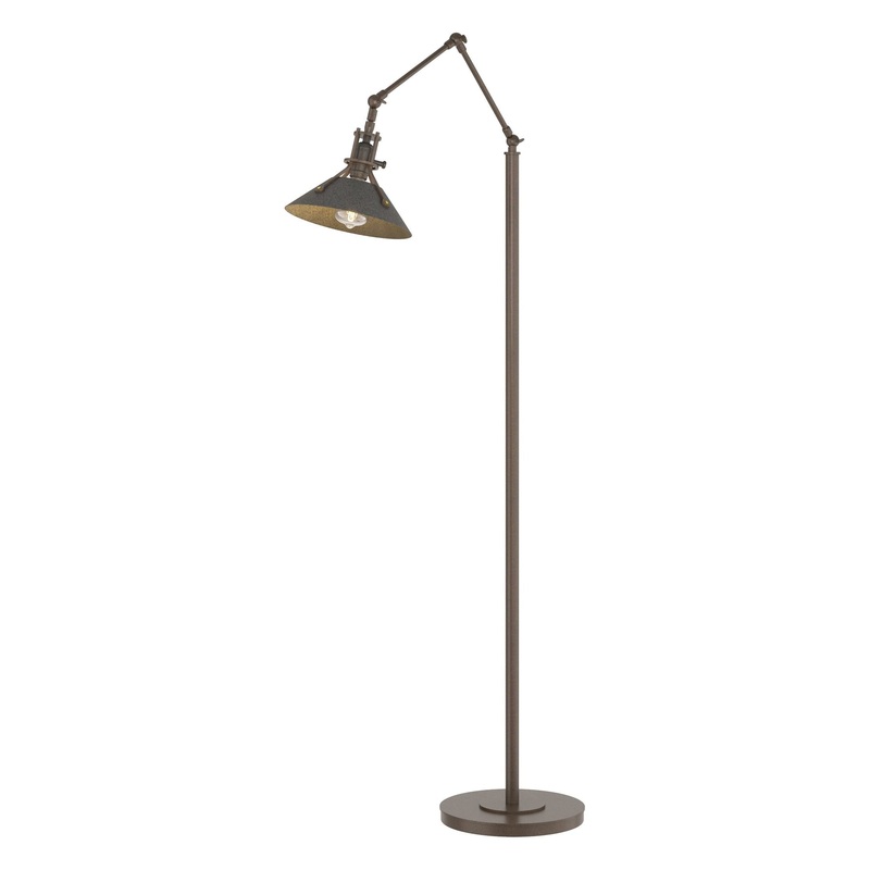 Henry Floor Lamp Bronze Natural Iron
