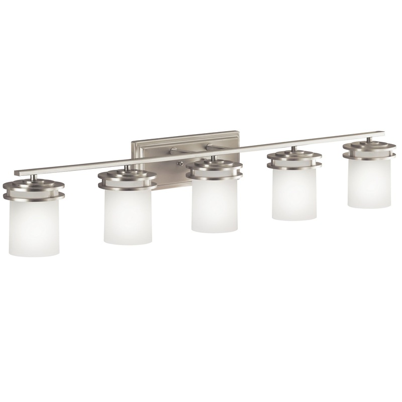 Kichler 5085NI Five Light Bath, Brushed Nickel