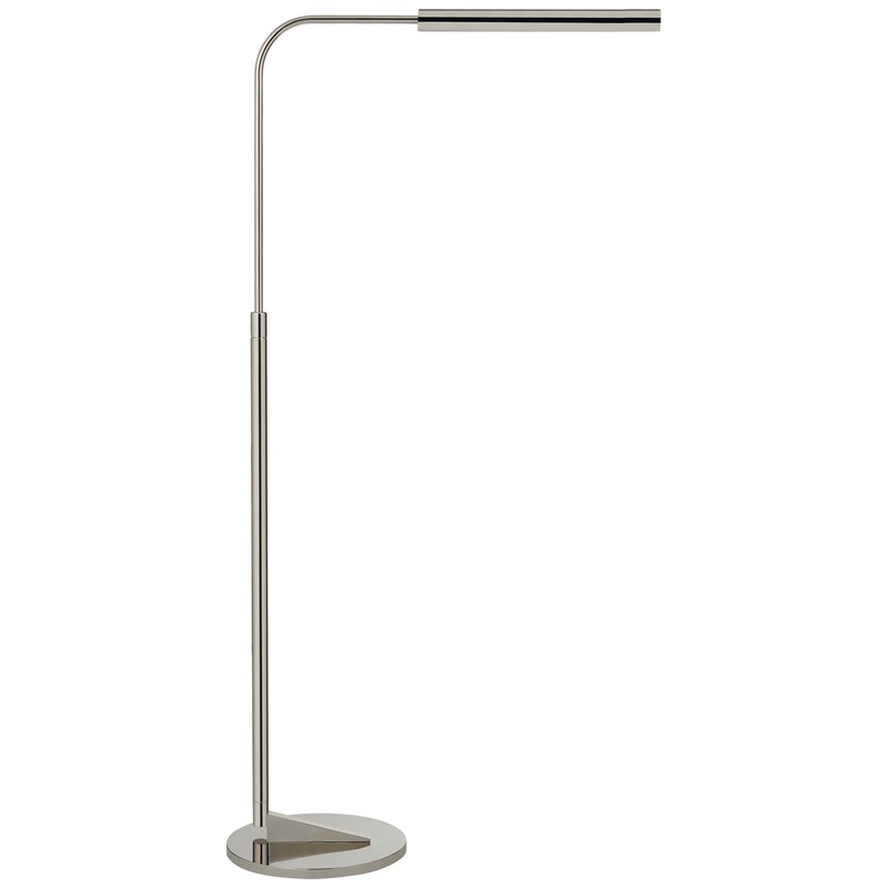 LED Floor Lamp from the Austin Collection in Polished Nickel Finish by Visual Comfort Signature