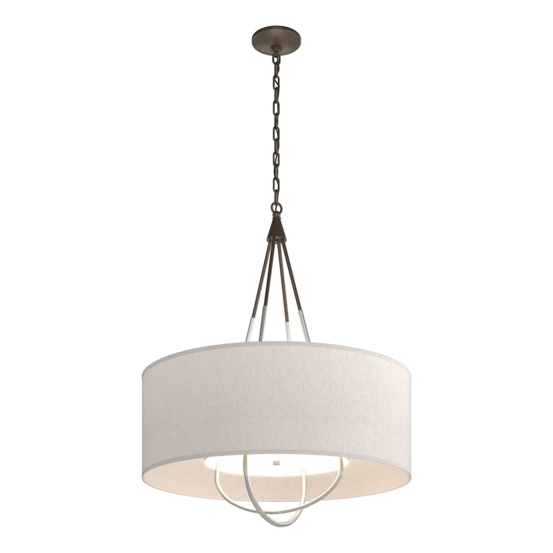 Loop Pendant Bronze Vintage Platinum Flax Shade (SE)