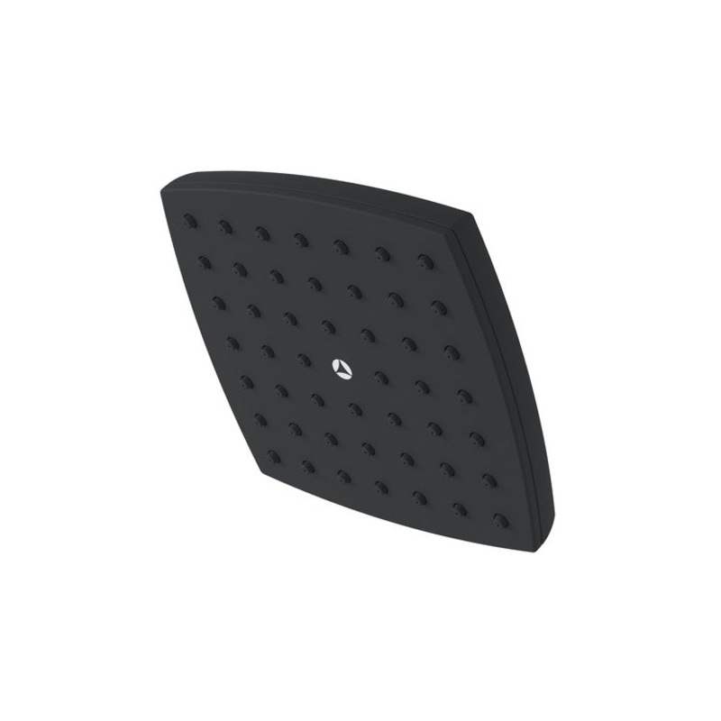 Showerhead HydroMersion Technology 1 Functions Matte Black 5 Inch 2.0 Gallons per Minute Square