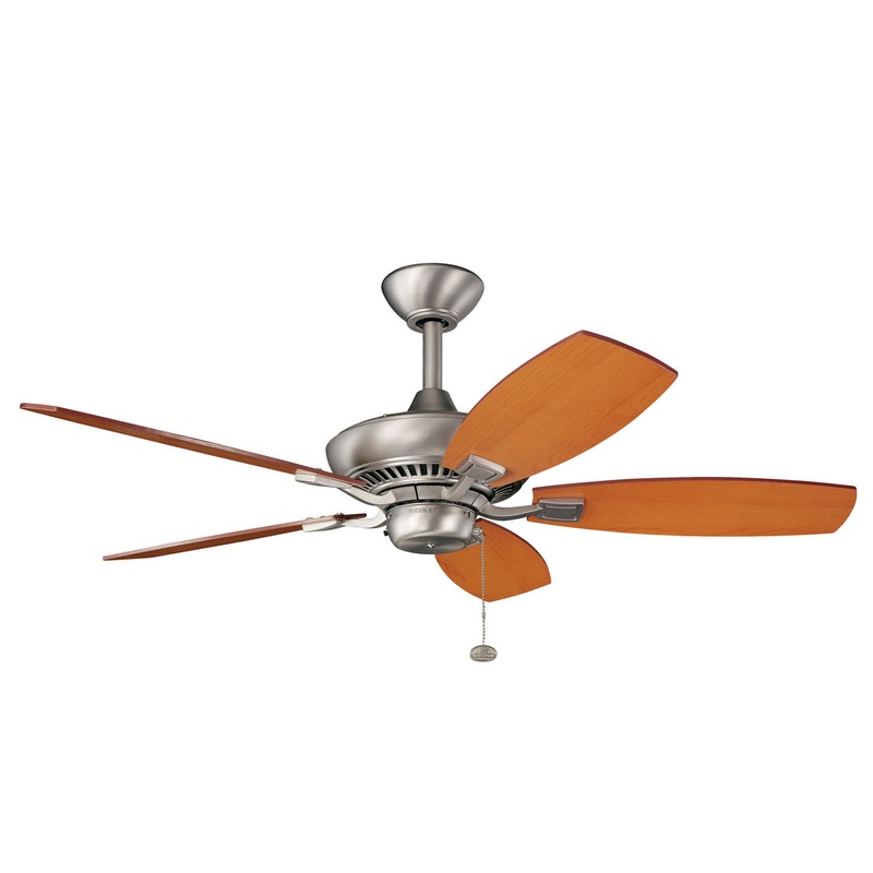 44″Ceiling Fan from the Canfield Collection in Brushed Nickel Finish by Kichler