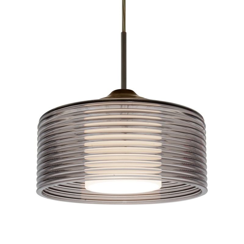 Besa 1JC-BELUSM-BR Besa Belu Pendant One Light Pendant Bronze