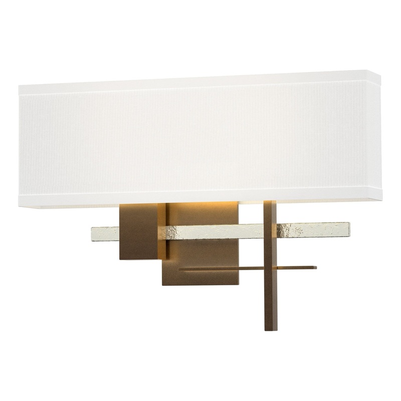 Cosmo Sconce Bronze Sterling Natural Anna Shade (SF)