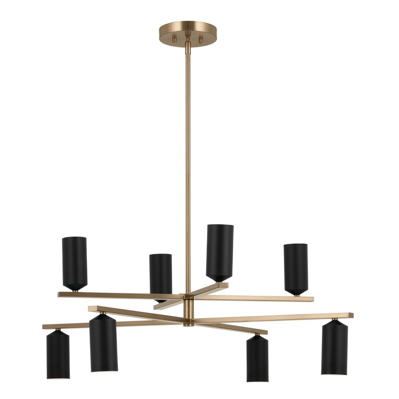 Kichler 52532CPZBK LED Chandelier, Champagne Bronze