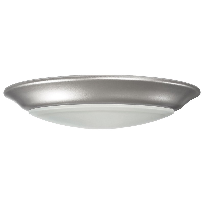 LED Disk Light in Brushed Nickel Finish by Nuvo Lighting