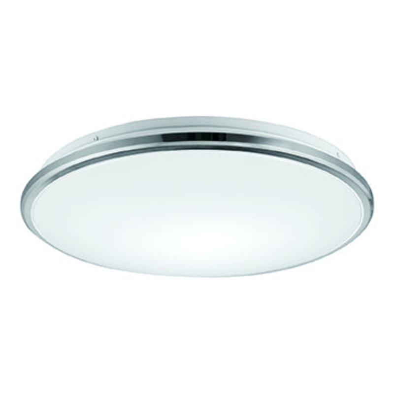 LED Flush Mount from the Brook Collection in Chrome Finish by Kuzco Lighting