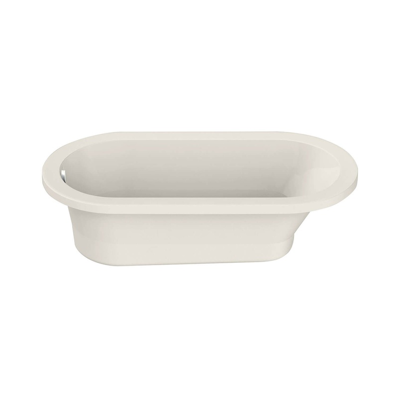 MAAX 102788-000-007 Aigo 72 x 36 Acrylic Undermount End Drain Bathtub in Biscuit