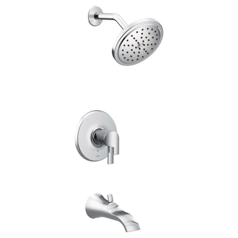 Tub and Shower Trim Doux M-Core 4-Series 2 Lever Chrome WaterSense ADA 1.75 GPM