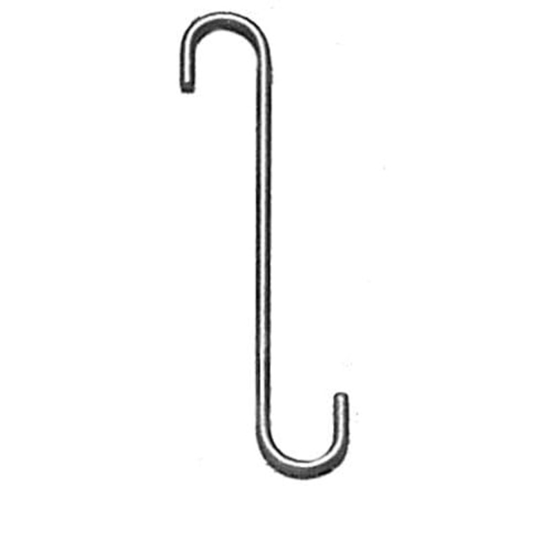 Village Wrought Iron SH-8-A S Hook 8 Inch L and 3/4 Inch W
