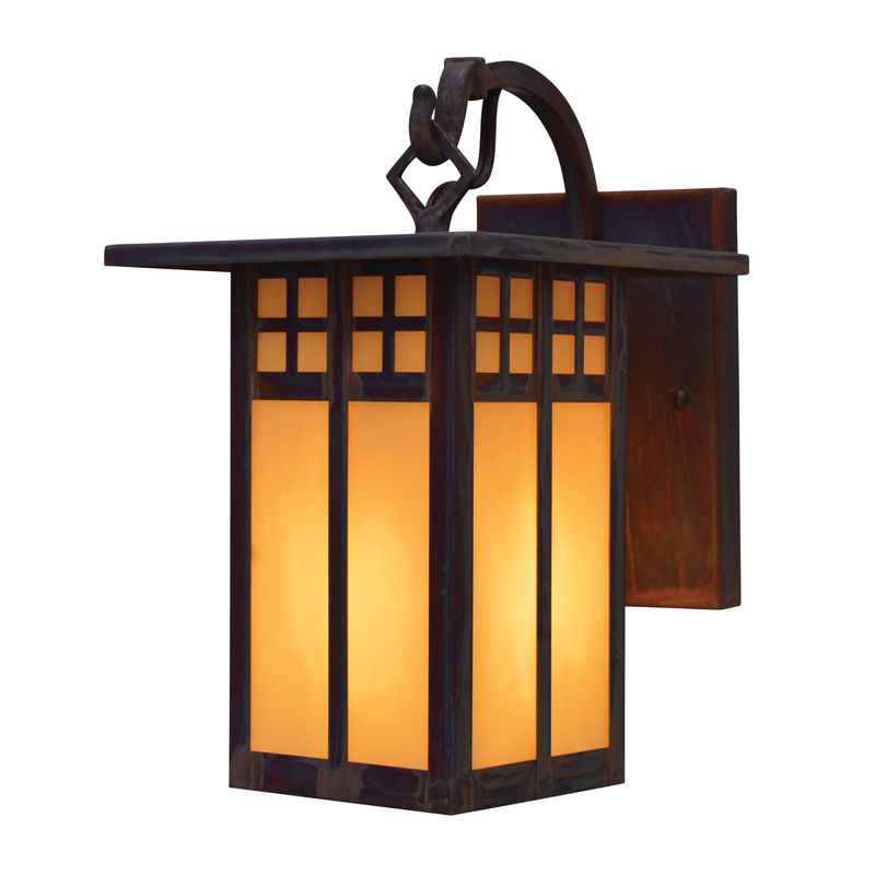 Arroyo GB-6LTN-RC Glasgow One Light Wall Mount Raw Copper
