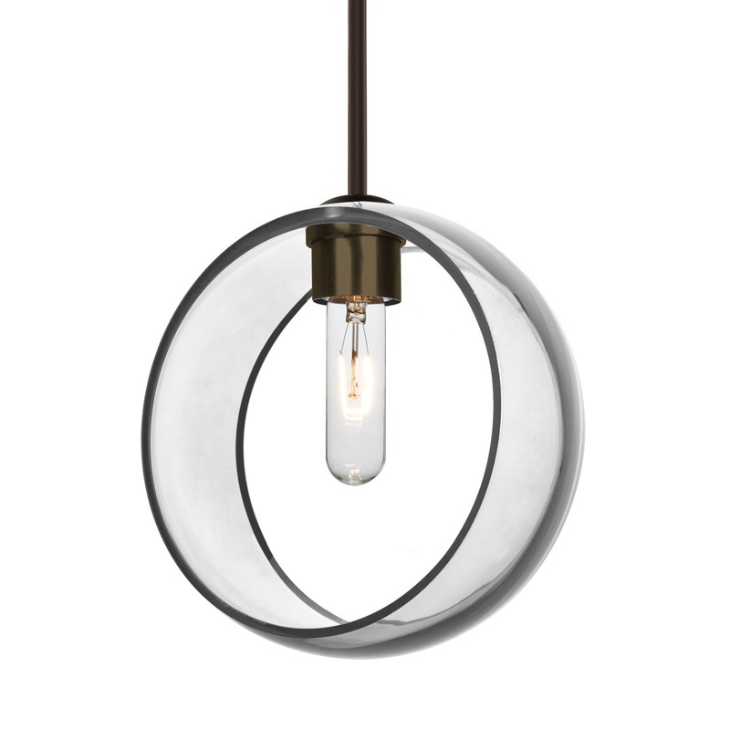 Besa 1TT-MANACL-BR-NI Besa Mana Stem Pendant One Light Pendant Bronze