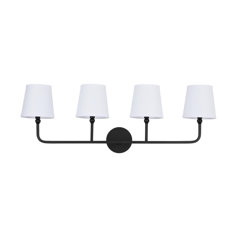 Capital Lighting 119341MB-674 Dawson 4 Light Vanity Matte Black