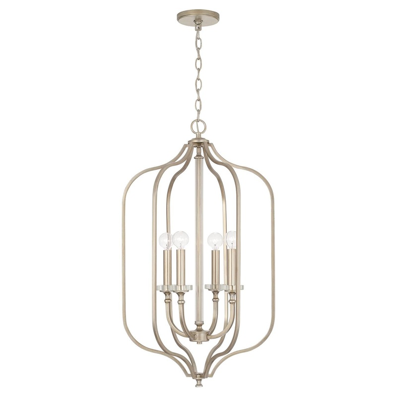 Capital Lighting 544841BS Breigh 4 Light Foyer Brushed Champagne