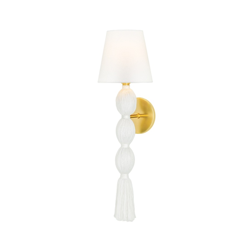 Indra Wall Sconce Aged Brass