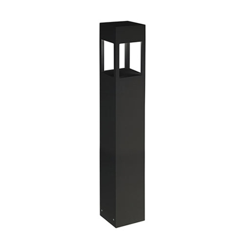 LED Exterior Bollard from the Sonoma Collection in Black Finish by Kuzco Lighting