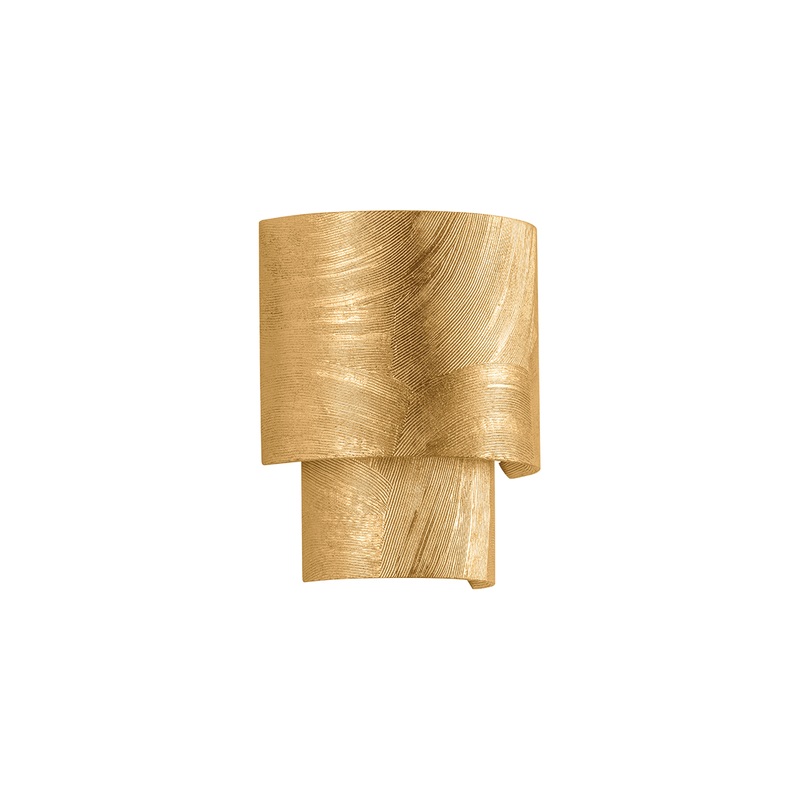 Moray 2-Light Wall Sconce Vintage Gold Leaf