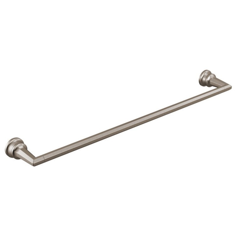 Towel Bar Beauclere 24 Inch Brilliance Luxe Nickel Metal