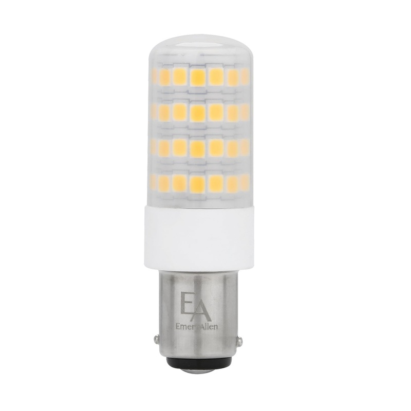 5 Watt Ba15D LED, 550  Lumens, Ba15D Double base, 120 Volt Light Bulb by Emery Allen