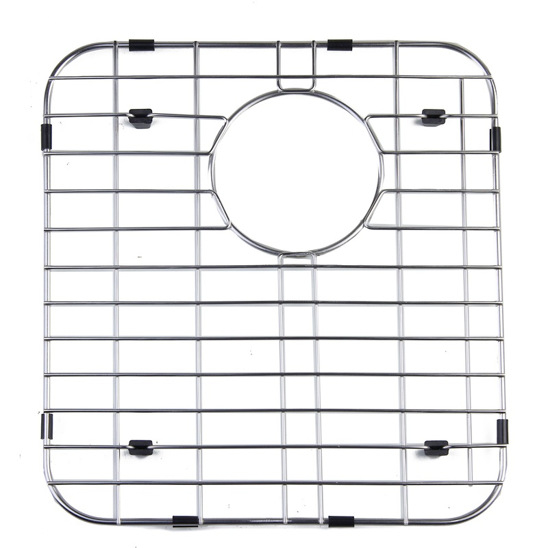 ALFI brand GR512L Left Side Solid Stainless Steel Kitchen Sink Grid