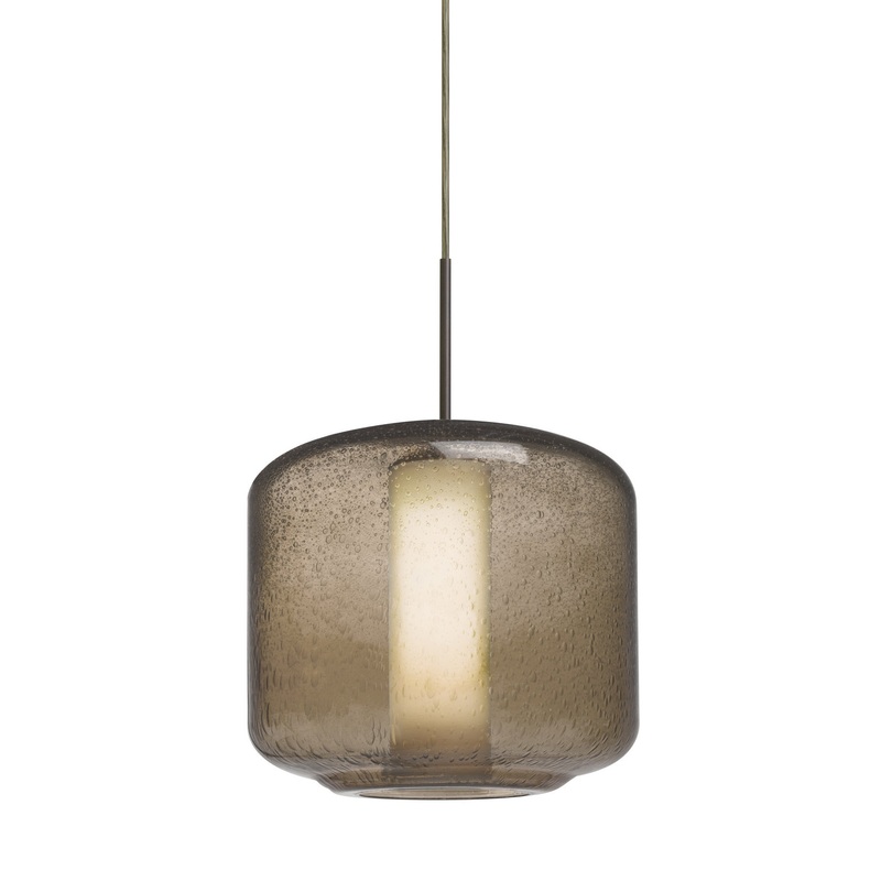 Besa 1JT-NILES10SO-BR Niles One Light Pendant Bronze