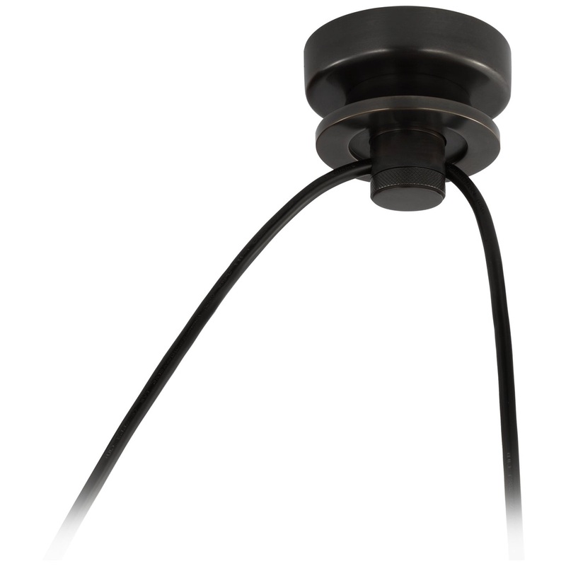 Cord Mount from the Junio Collection in Bronze Finish by Visual Comfort Signature