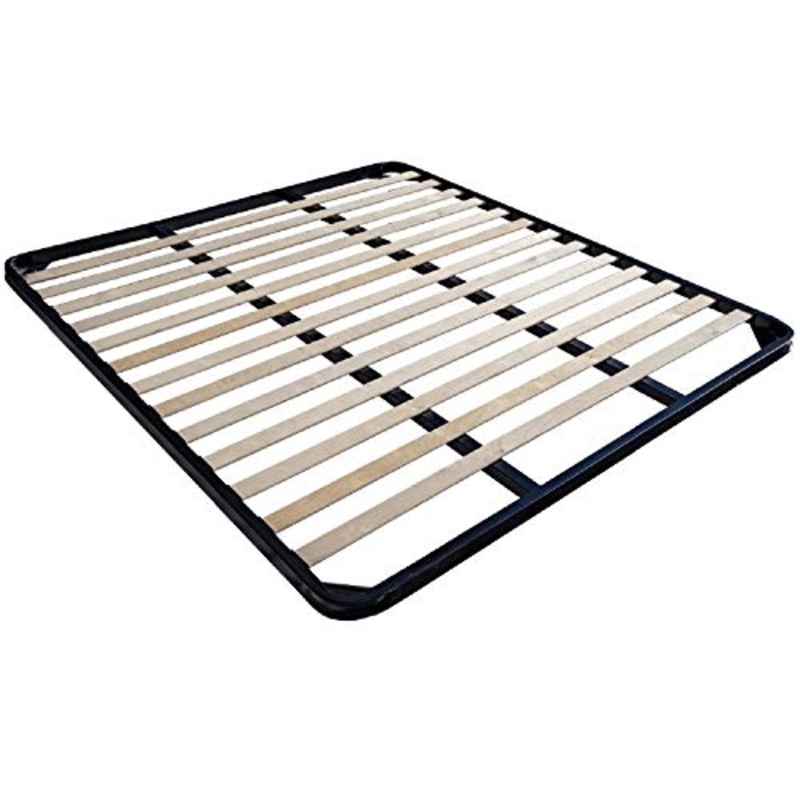 DOLCI SOGNI Rete Matrimoniale 140×200 Senza Piedi Rinforzata con Doppia Barra in Ferro, Massimo Sostegno, Doghe Letto Matrimoniale, Rete Matrimoniale 140×200 per Letto Contenitore, 100% Made in Italy