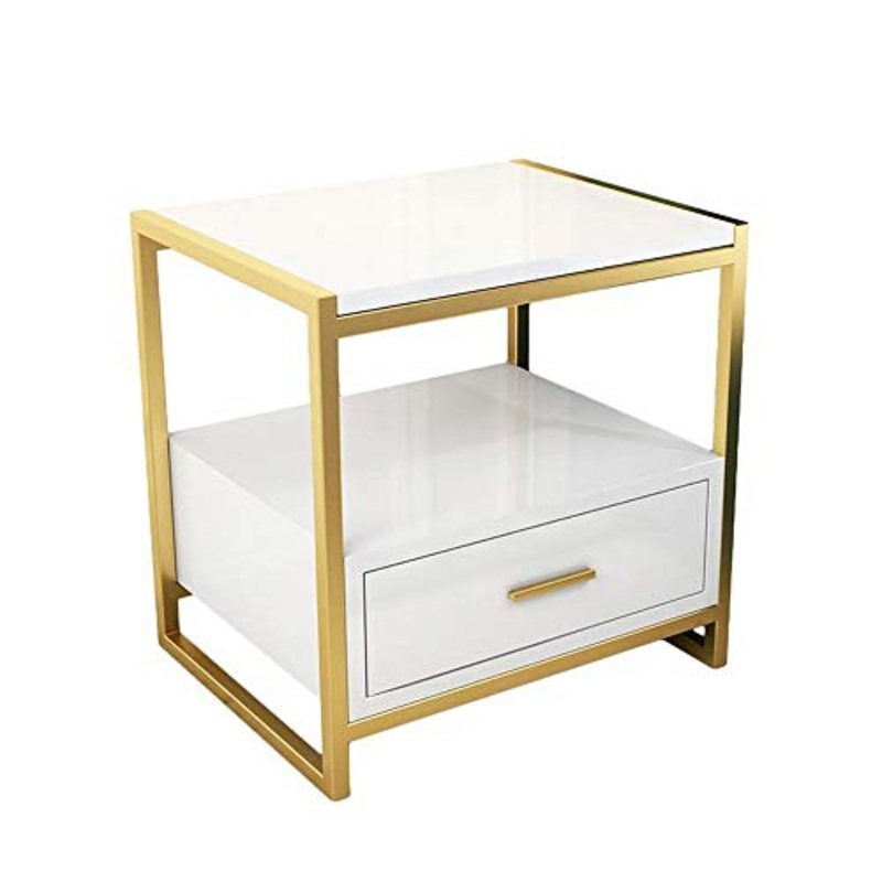DYXYH Comodino nordico Tavolini in legno Comodino camera da letto con cassetti Mobili per camera da letto Tavolino da t