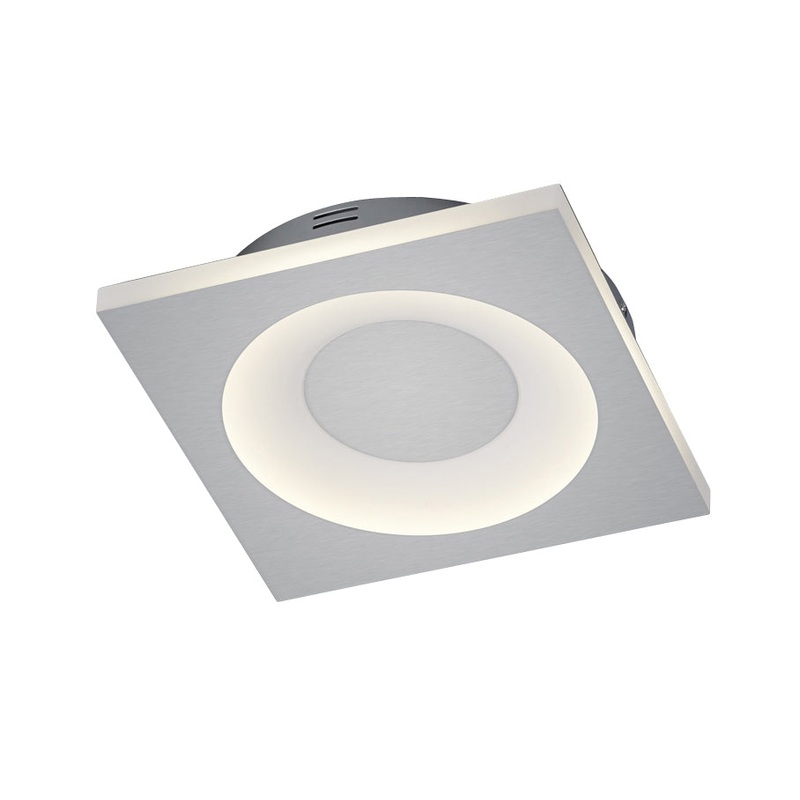 LED Ceiling Mount from the Atlanta Collection in Nickel Matte Finish by Arnsberg
