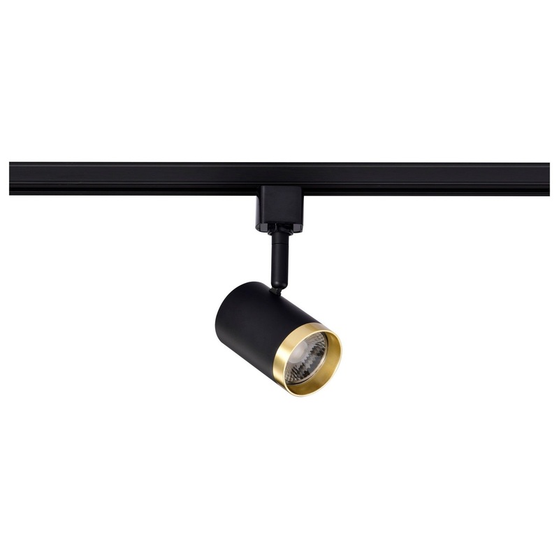 LED Track Head in Matte Black / Brushed Brass Finish by Nuvo Lighting