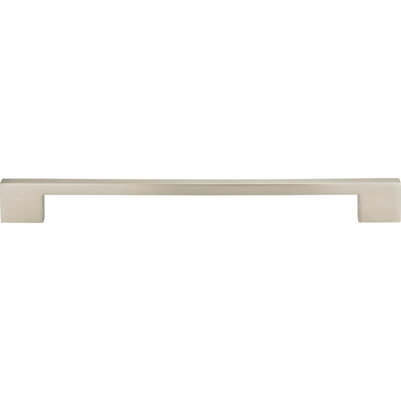 Atlas Homewares Thin Square Pull 11 5/16 Inch (c-c) Brushed Nickel