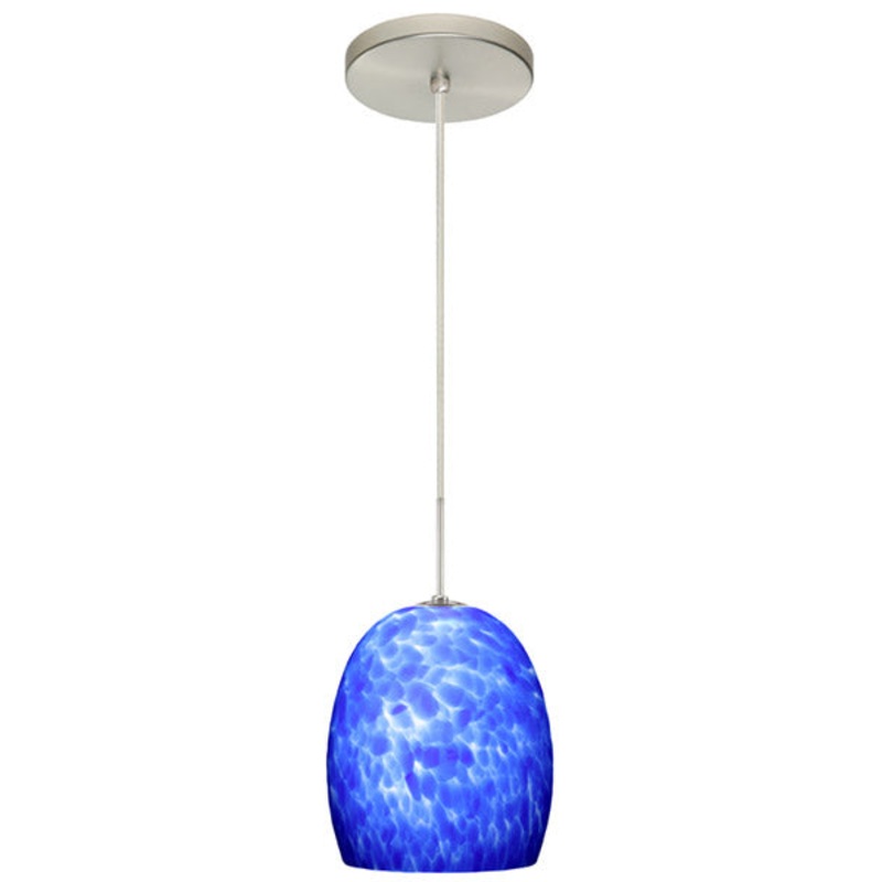 Besa 1JT-169786-SN Lucia One Light Pendant Satin Nickel