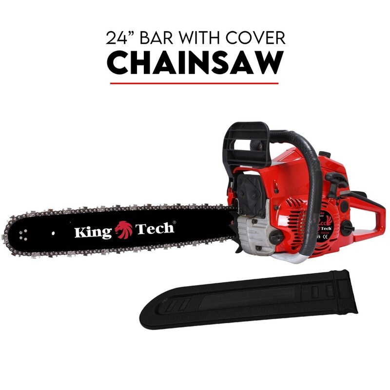 Commercial Petrol Chainsaw 24″ Bar Chain Saw Tree Pruning Top Handle