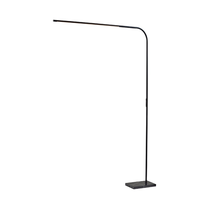 Cullen LED Arc Lamp with Smart Switch Black