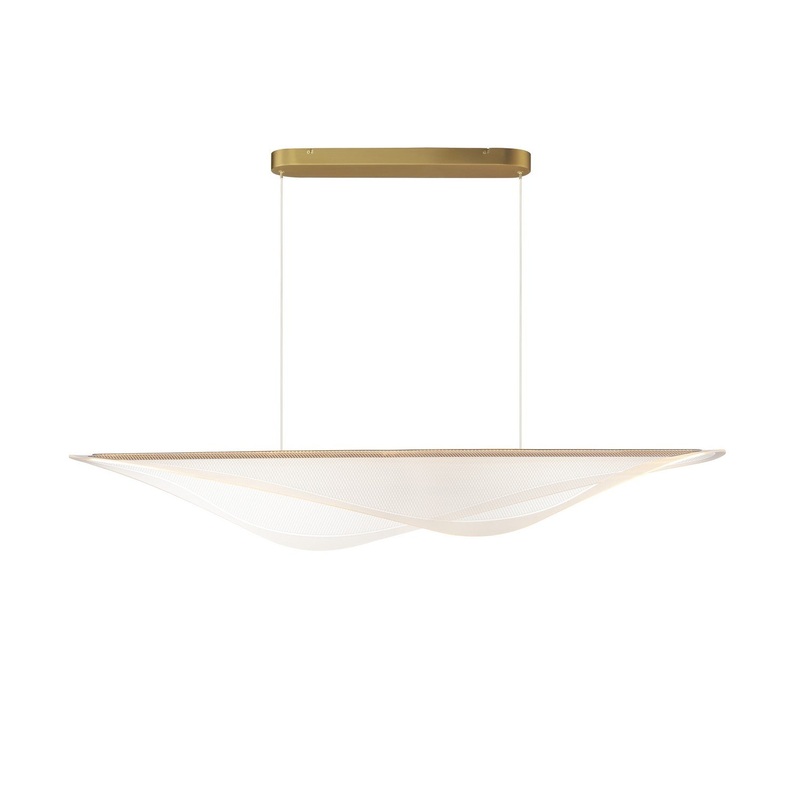 ET2 E24716-144GLD Manta LED Linear Pendant Gold