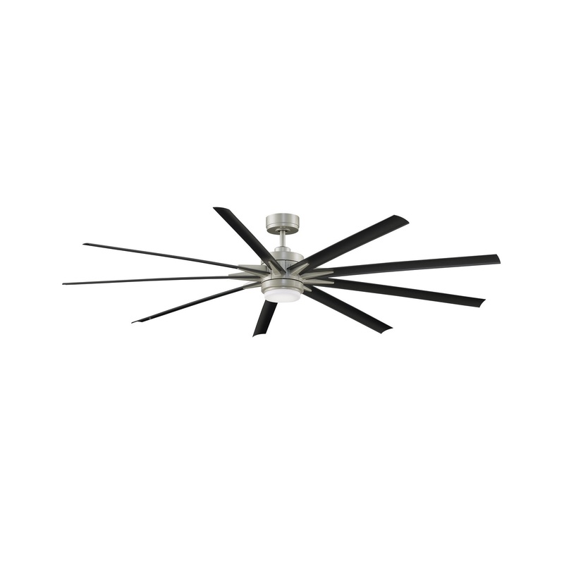 Fanimation FPD8159BNWBL Odyn 84 84″ Ceiling Fan Brushed Nickel