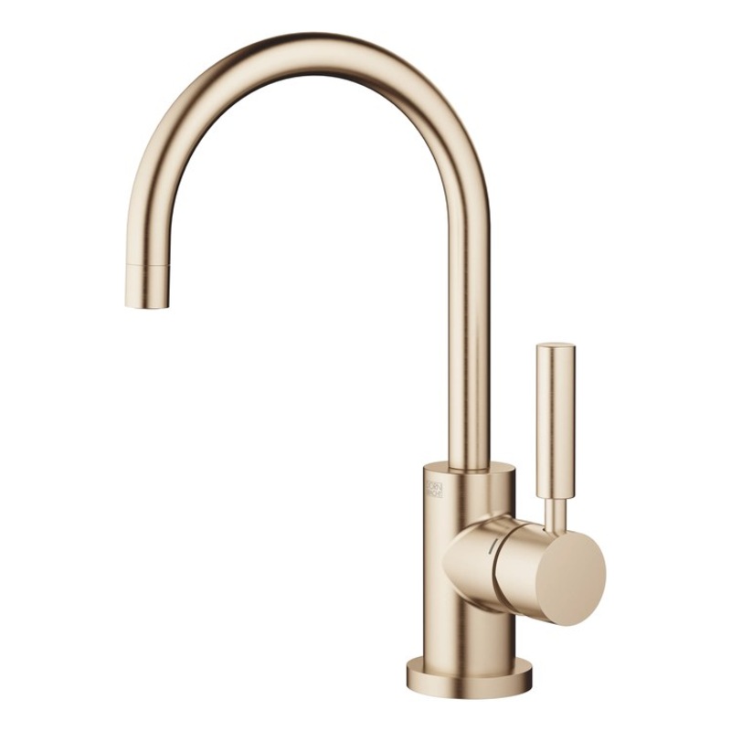 Lavatory Faucet TARA Mixer 1 Lever ADA WaterSense Brushed Champagne 1.2 Gallons per Minute Pop-Up Waste 1 Hole