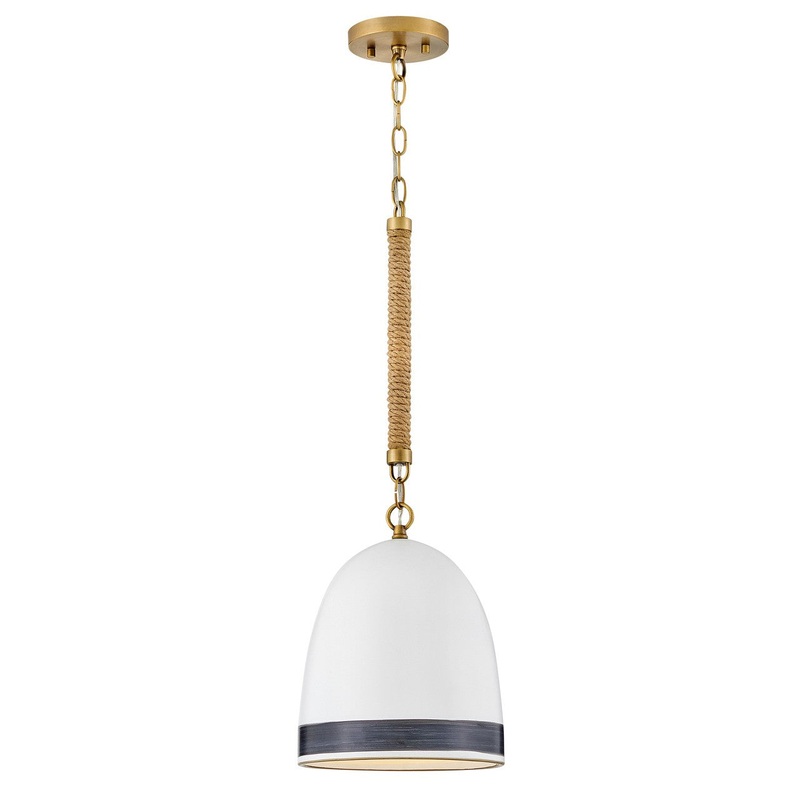 LED Pendant from the Nash Collection in Heritage Brass Finish by Hinkley