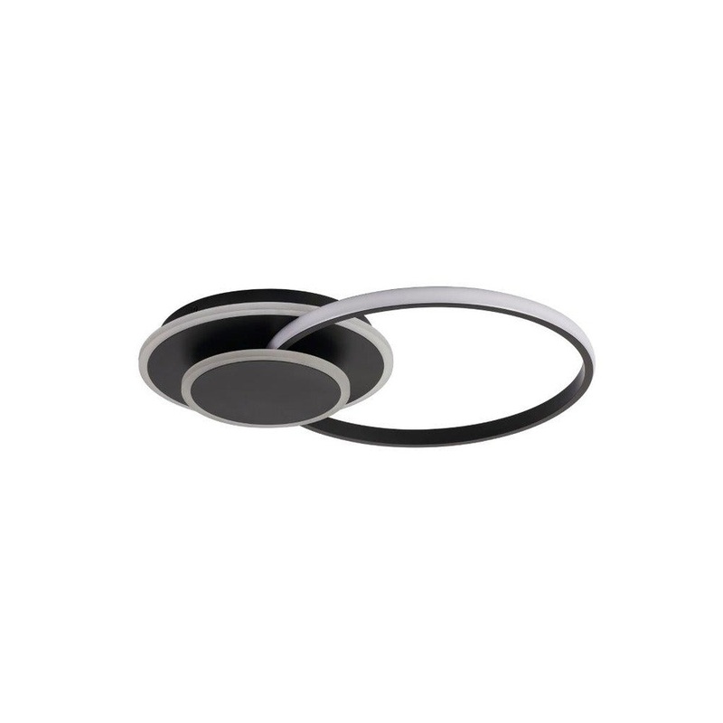 Noah LED Flush Mount Black
