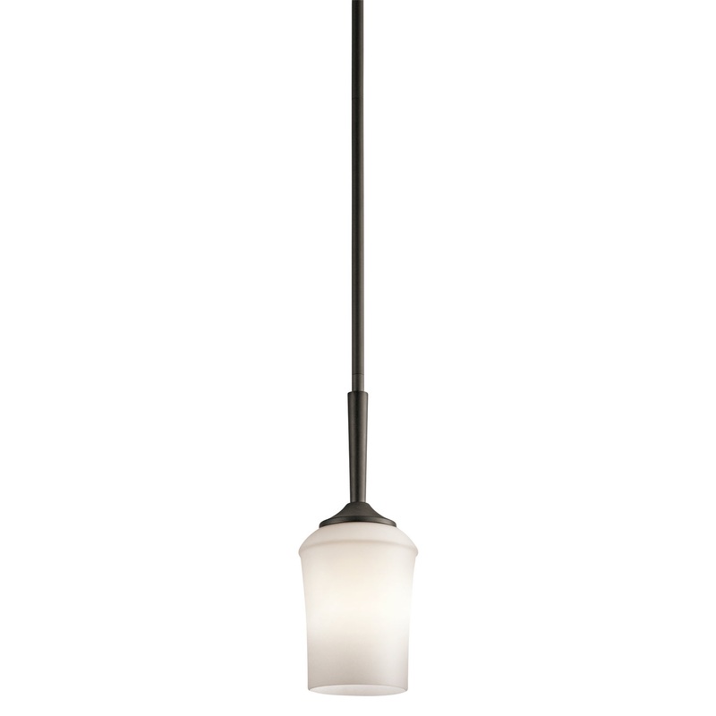 One Light Mini Pendant from the Aubrey Collection in Olde Bronze Finish by Kichler