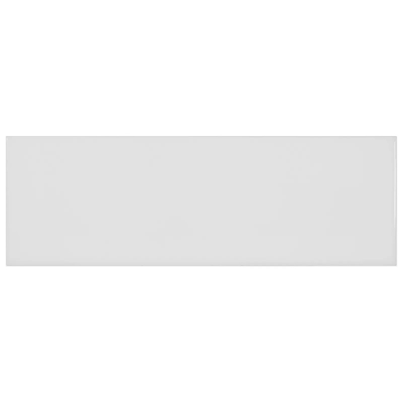 4″ x 12″ Soho Gallery Grey Glossy Glazed Ceramic Wall Tile 4″ x 12″
