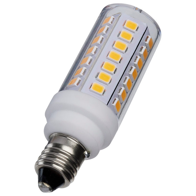 5 Watt Mini LED – Miniature Candelabra Base – 3000K – Clear Finish – 120 Volt Light Bulb by Satco