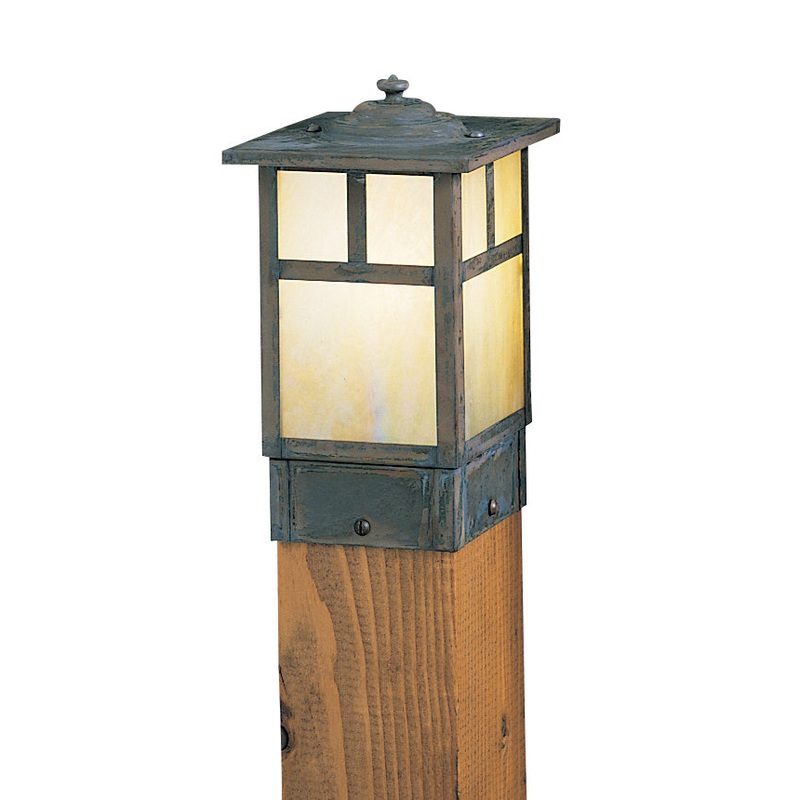 Arroyo MPC-5TGW-MB Mission One Light Post Cap Mission Brown