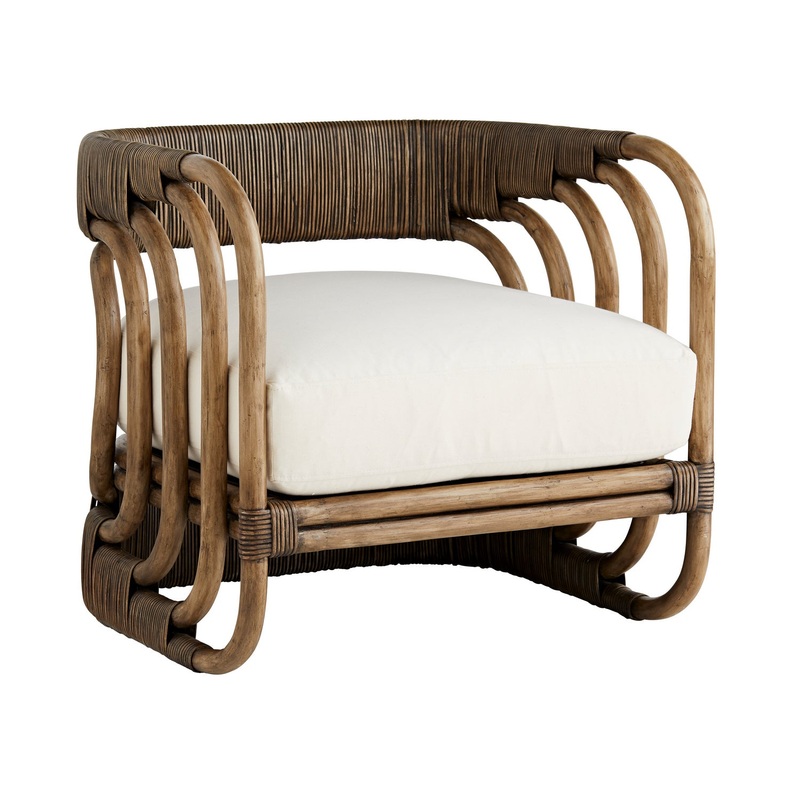 Arteriors 5634 Hamza Chair White