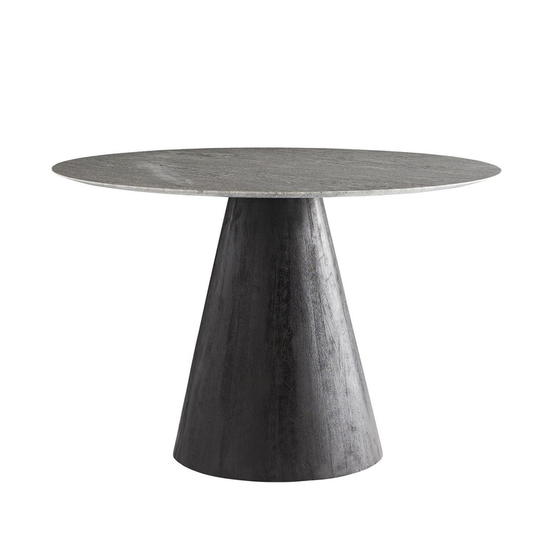 Arteriors 6855 Theodore Dining Table Sandlasted Ebony