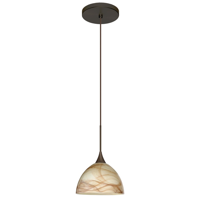 Besa 1XT-467983-LED-BR Brella One Light Pendant Bronze