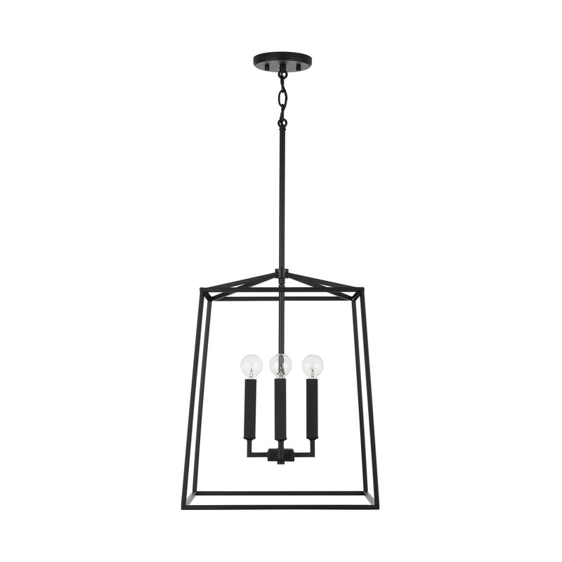 Capital Lighting 537642MB Thea 4 Light Foyer Matte Black